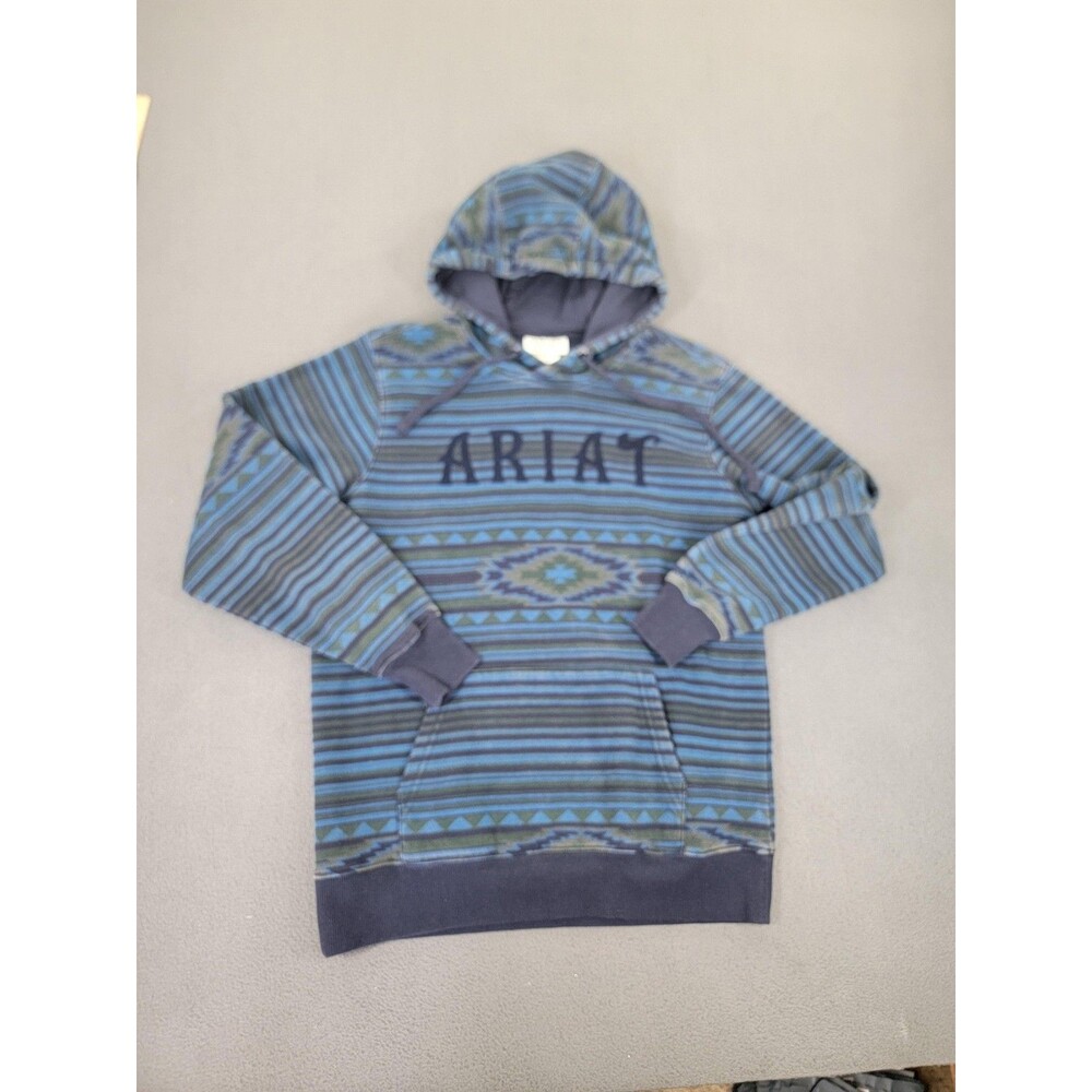 Ariat Hoodie Womens Small Blue Green Dark River Hood‎ Aztec Western Southwest